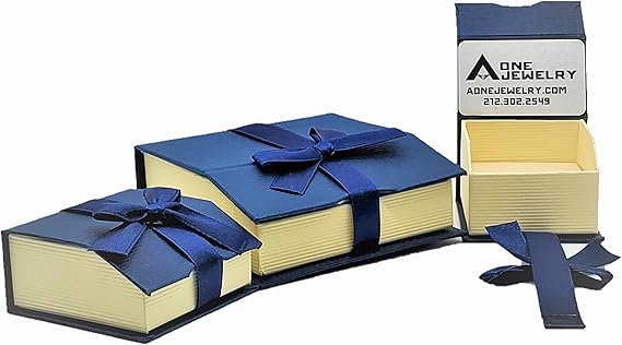 1.00 Carat Natural Blue Diamond "&" Knot Design Pendant Necklace For Woman Crafted In 10k Rose White And Yellow Gold With 18" Gold Plated Over 925 Sterling Silver Box Chain