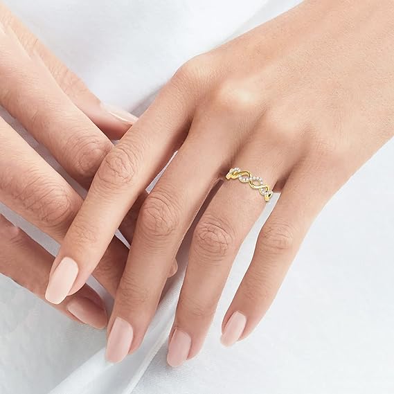 Diamond Engagement Ring For Women 0.25 Carat Round Shape White Diamond Prong Setting 3 Stones Engagement Aniversary Ring In 10K Solid Rose, White & Yellow Gold Collection