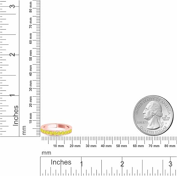 Yellow Diamond Engagement Wedding Band In 14K Rose, White & Yellow Gold Aonejewelry 0.55 Carat 11 Stone Round Cut Channel Setting Jewelry Collection