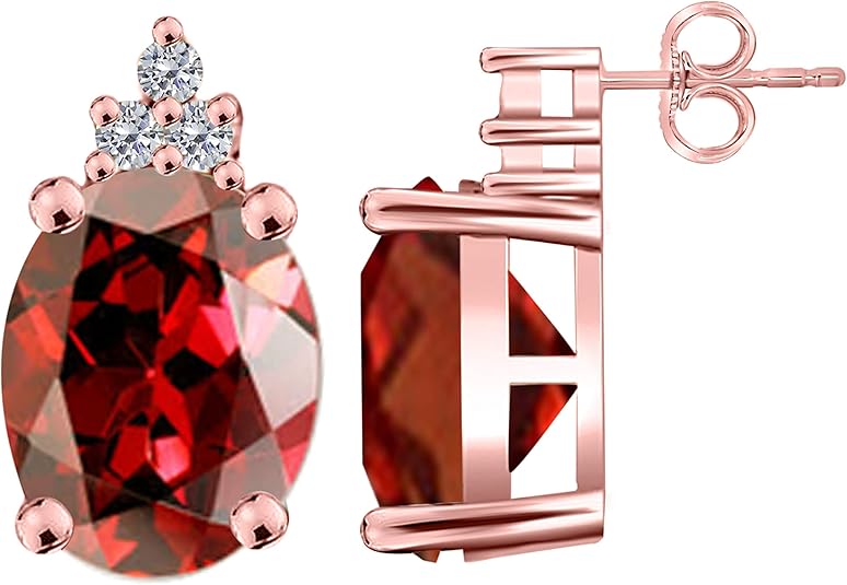 Aonejewelry14K 2.50 Carats Diamond Gemstone Earrings for Women For Women's In Rose Gold Prong-Setting Gemstone Wedding Jewelry Collection