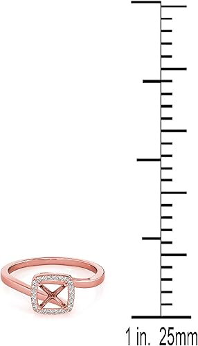 AoneJewelry Engagement Rings for Women 3.15 Carat Diamond Semi-Mount Engagement Ring In 18K Solid Rose, White & Yellow Gold (No Center Stone) Wedding Jewelry Collection -Valentines Day Gift for Her