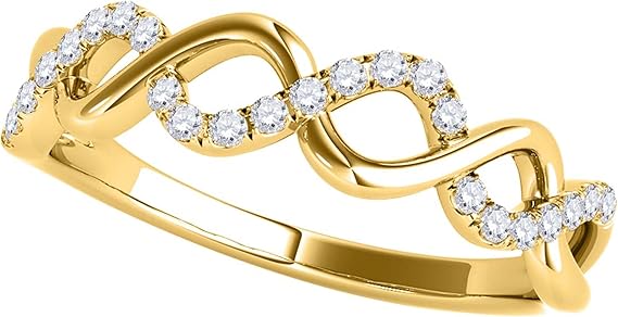 Diamond Engagement Ring For Women 0.25 Carat Round Shape White Diamond Prong Setting 3 Stones Engagement Aniversary Ring In 10K Solid Rose, White & Yellow Gold Collection