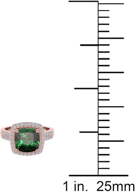 2.50 Carat Diamond Gemstone Ring In 10K Solid Rose, White & Yellow Gold, Best Valentinesday Gift