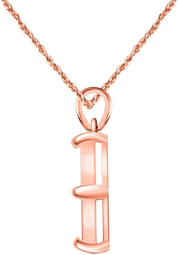 Beautiful Blue Diamond 1 Ct. Square Pendant Necklace in 10k Rose, White & Yellow Gold., Best Valentinesday Gift