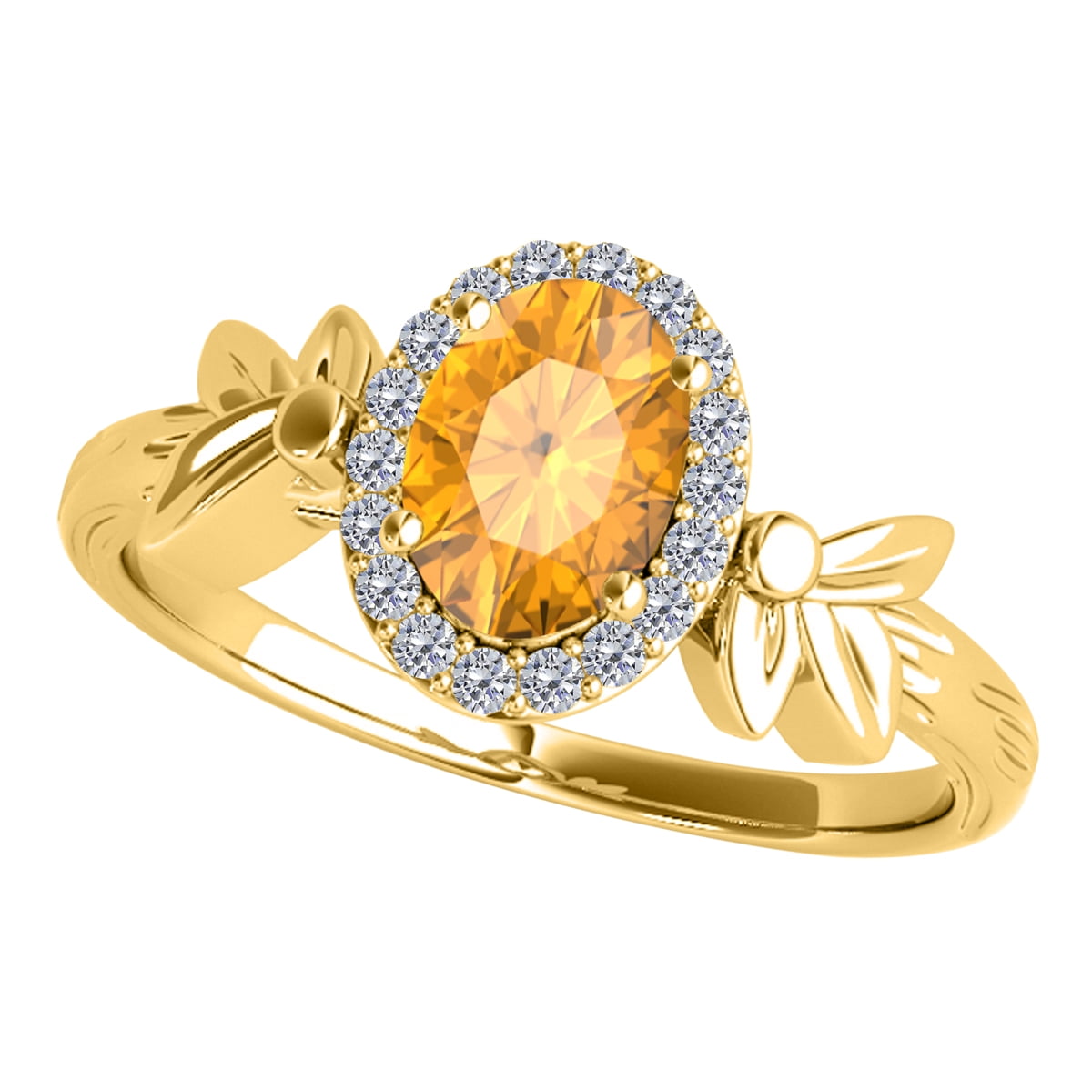 1.40 Carat Diamond Gemstone Ring In 10K Solid Rose, White & Yellow Gold, Best Valentinesday Gift